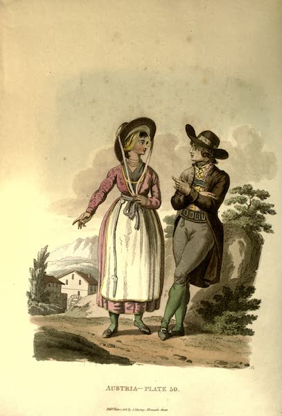 Picturesque Representations of the Austrians - A Blacksmith of Upper Austria (1814)