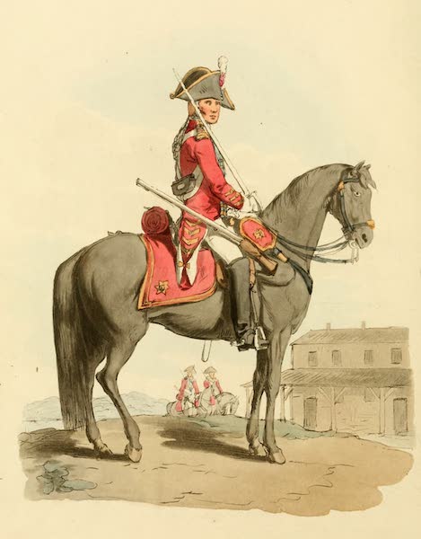 Picturesque Representations of the English - Private of Life Guards (1813)
