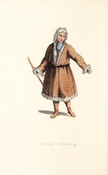 An Inhabitant of Kamtshatka, in his Winter dress