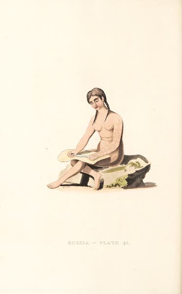 Picturesque Representations of the Russians - A Woman of Tschutski, in her common dress (1814)