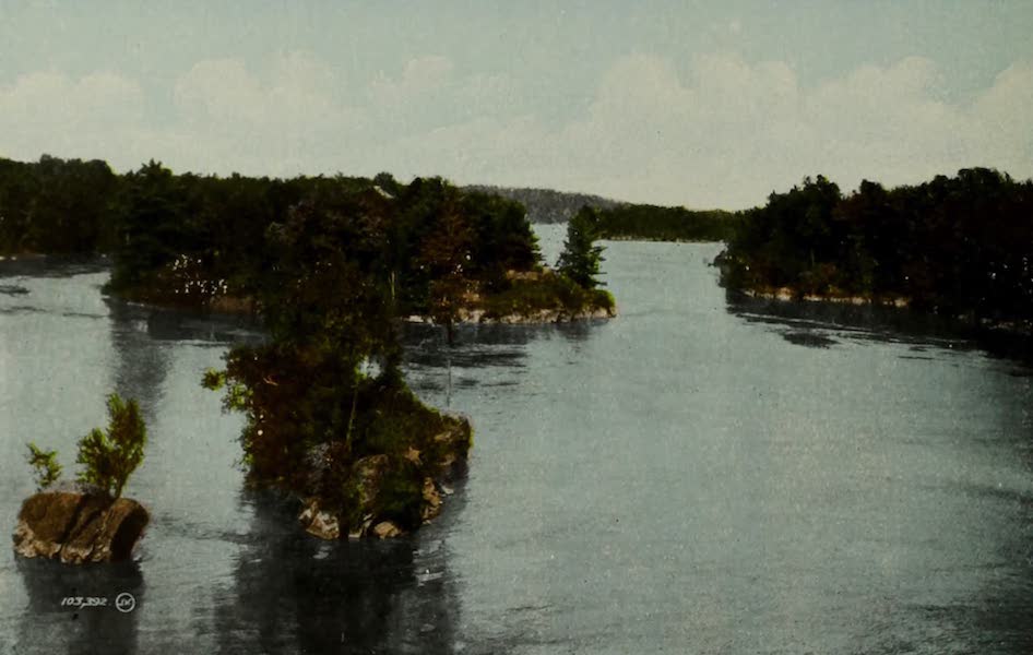 Picturesque Souvenir of Gananoque and Thousand Islands - The Lost Channel, Thousand Islands (1910)