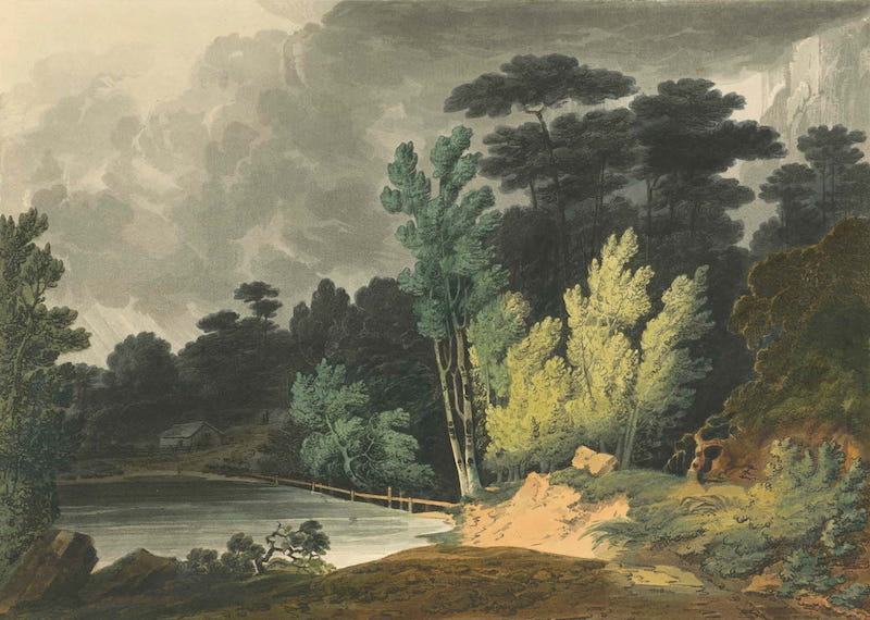 Picturesque Views of American Scenery - Spirit Creek Near Augusta, Georgia (1820)