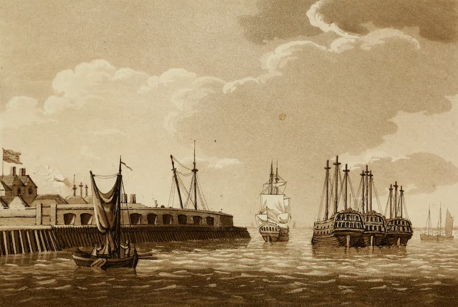 Picturesque Views on the River Medway - Sheerness (1793)