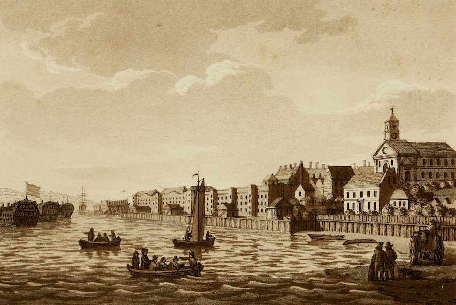 Picturesque Views on the River Medway - Chatham (1793)