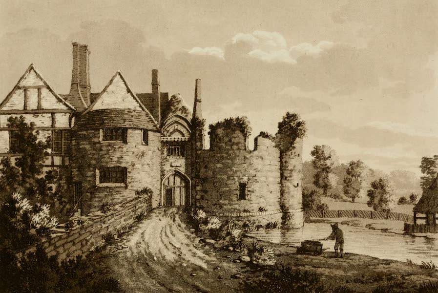 Picturesque Views on the River Medway - Leybourne Castle (1793)