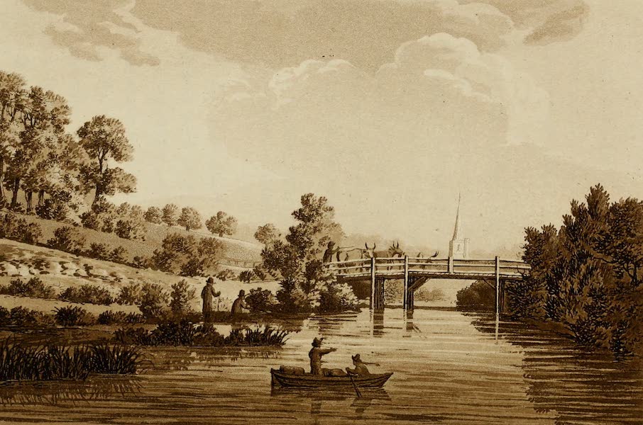 Picturesque Views on the River Medway - Barming (1793)