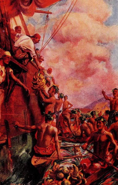 Captain Cooks Arrival at Tahiti 1769