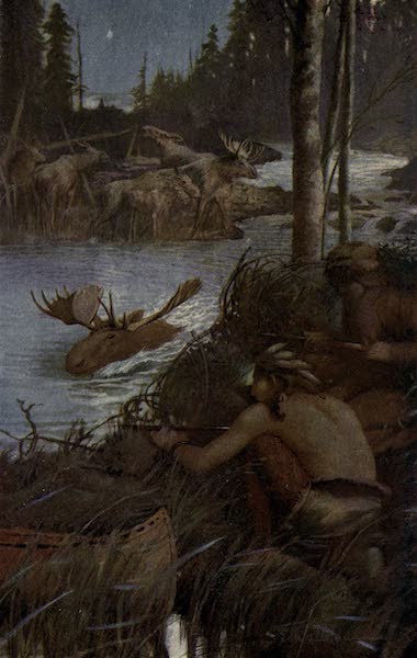 Pioneers in Canada - Indians Lying in Wait For Moose (1912)