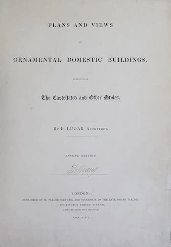 Great Britain - Plans and Views of Ornamental Domestic Buildings