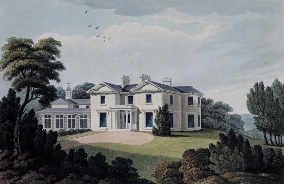 Plans and Views of Ornamental Domestic Buildings - The Ryes Lodge, near Sudbury, Suffolk [South-West View] (1836)
