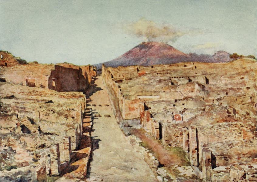 Pompeii, Painted and Described - Stabian Street (1910)