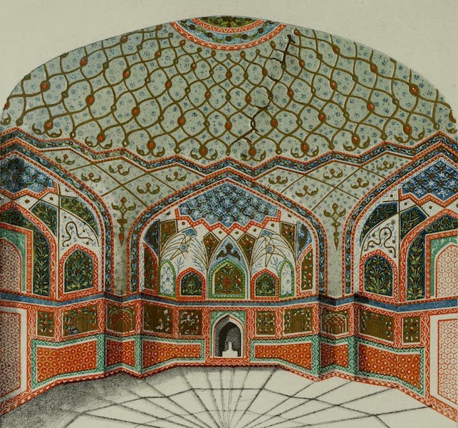 Rambles and Recollections of an Indian Official Vol. 2 - Interior of the Tomb of Actmad od Doulah (1844)