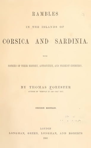 Roman Empire - Rambles in the Islands of Corsica and Sardinia