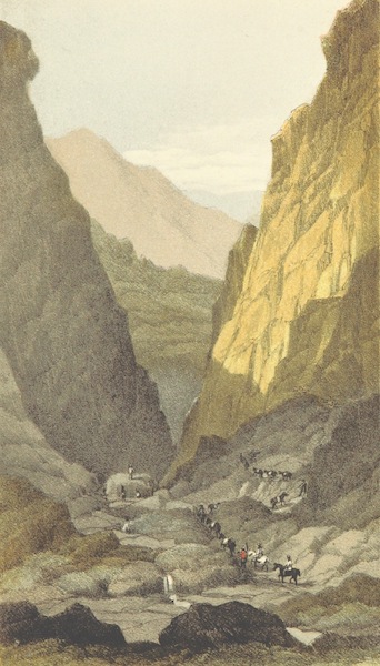 Reconnoitring in Abyssinia - Devil's Staircase, Sooroo Pass (1870)