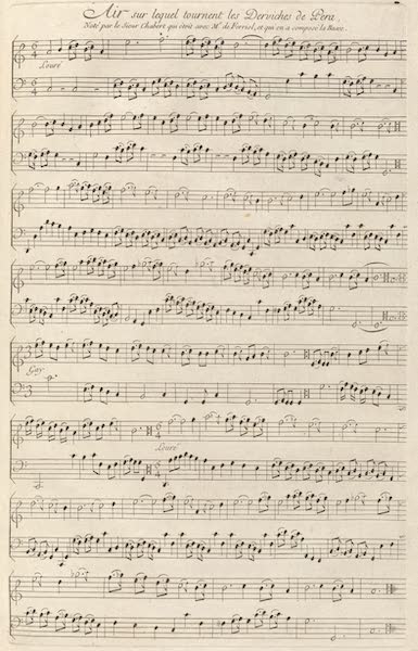 Recueil de Cent Estampes Representant Differentes Nations du Levant - Sheet Music (1714)