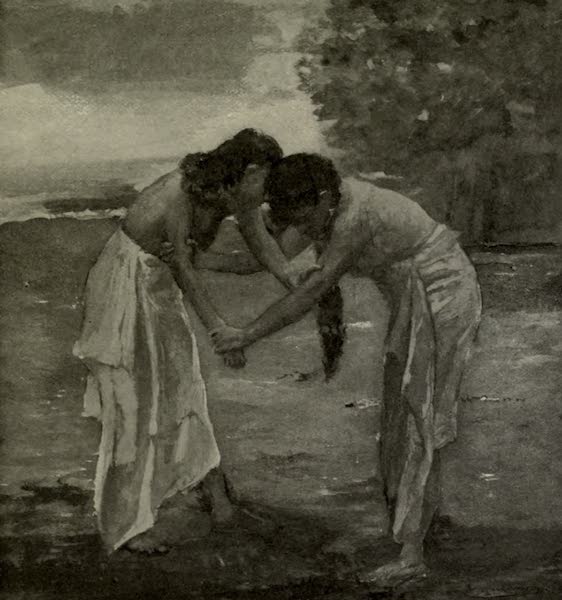 Fagalo and Sue Wrestling, Vaiala, Samoa