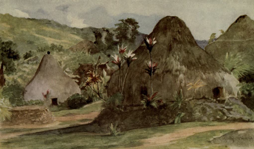 Edge of Village of Nasogo in Mountain of the Northeast of Viti Levu, Fiji