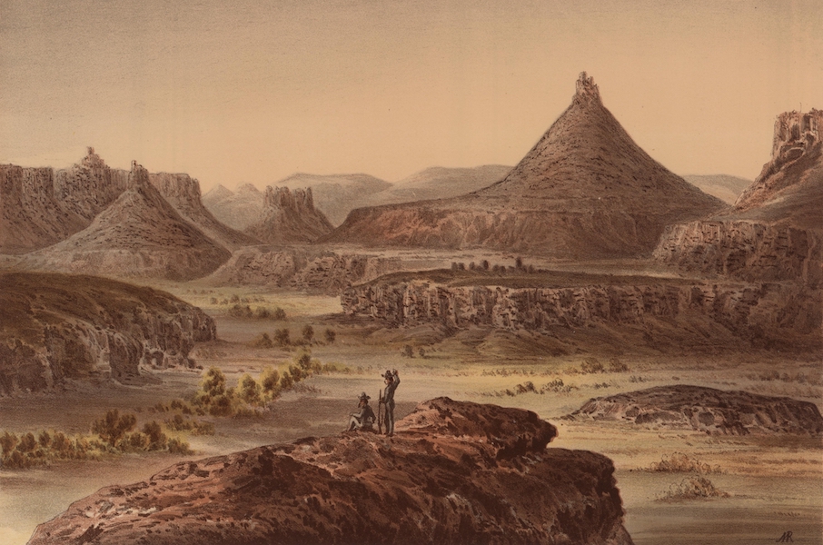 Report of the Exploring Expedition from Santa Fe - Head of Canon (Canyon), Colorado, Erosion of Triassic Series (1876)