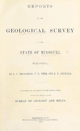American Southwest - Reports on the Geological Survey of the State of Missouri