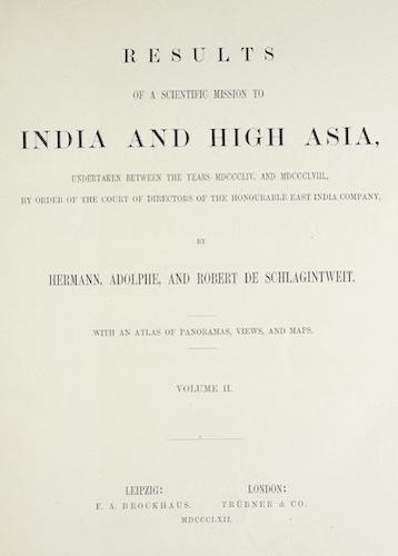 Assam - Results of a Scientific Mission to India and High Asia Vol. 2