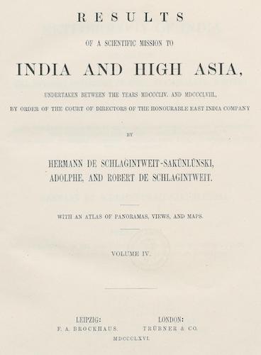Assam - Results of a Scientific Mission to India and High Asia Vol. 4