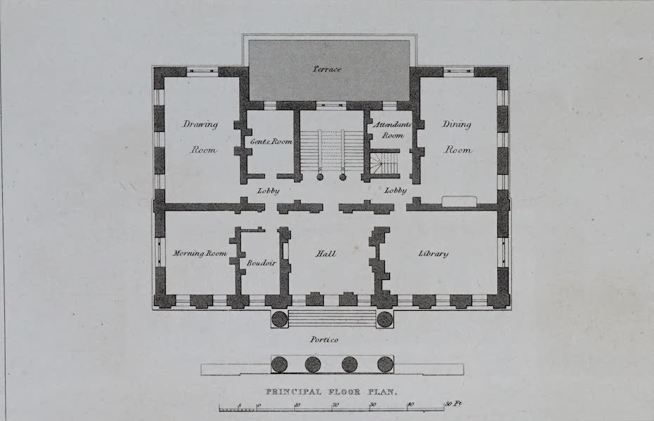 Doric Villa - Principal Floor Plan