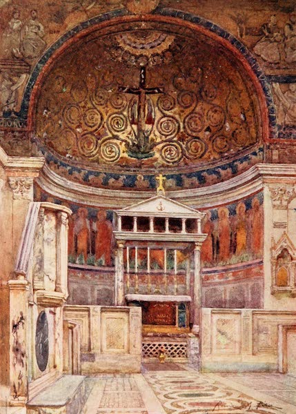 Rome, Painted and Described - San Clemente, Choir and Tribune of Upper Church (1905)