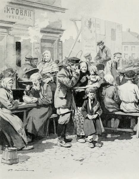 Russia, Painted and Described - An Open-Air Kitchen (1913)