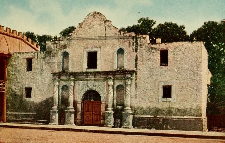 San Antonio, A Descriptive View Book in Colors - The Alamo Chapel (1913)