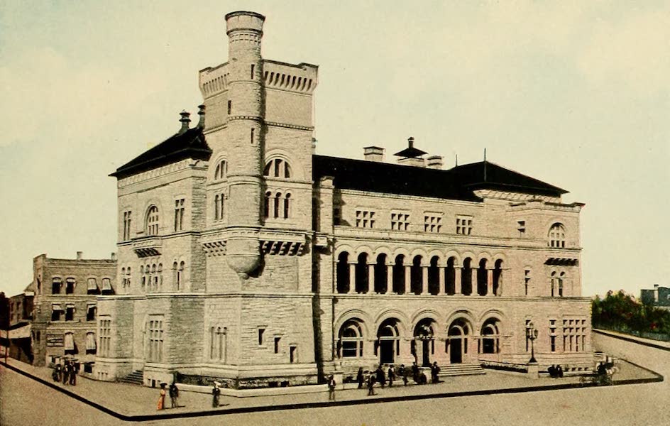 San Antonio, A Descriptive View Book in Colors - The Postoffice and Federal Building (1913)