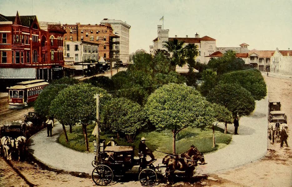 San Antonio, A Descriptive View Book in Colors - The Alamo Plaza [I] (1913)