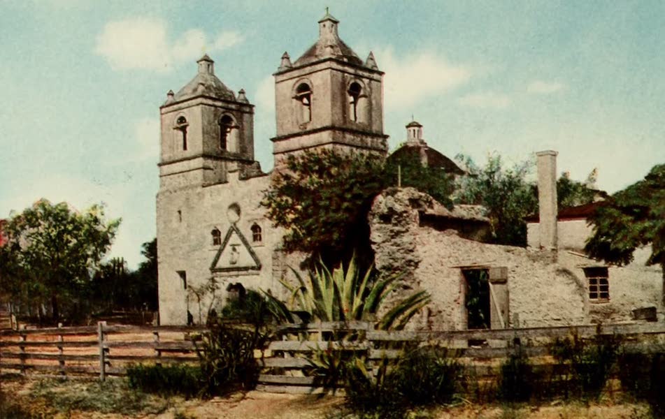 San Antonio, A Descriptive View Book in Colors - Mission Conception (1913)