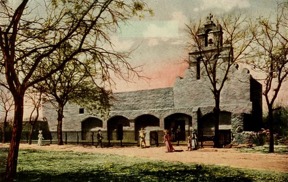 San Antonio, A Descriptive View Book in Colors - Mission San Juan de Capistrano (1913)