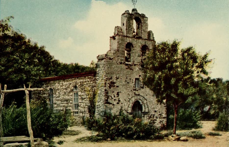 San Antonio, A Descriptive View Book in Colors - Fourth Mission, San Francisco de la Espada (1913)