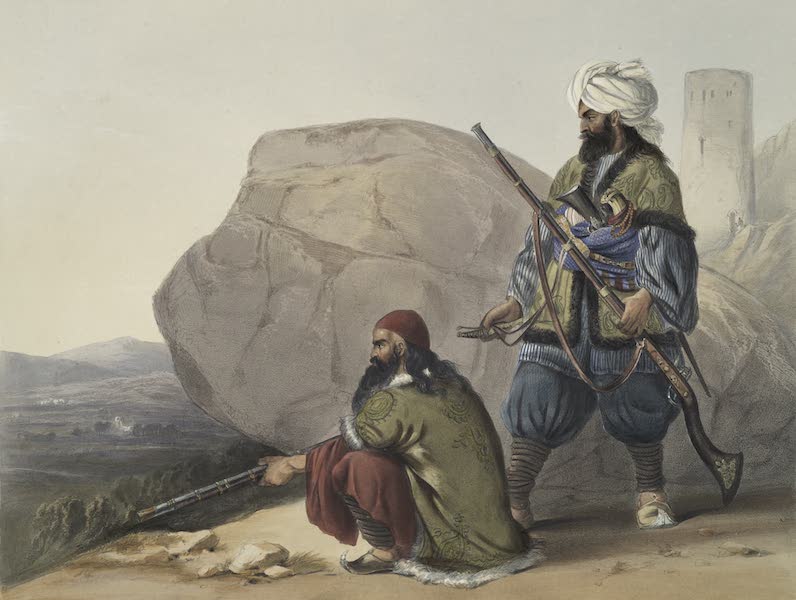 Afghaun foot soldiers in their winter dress