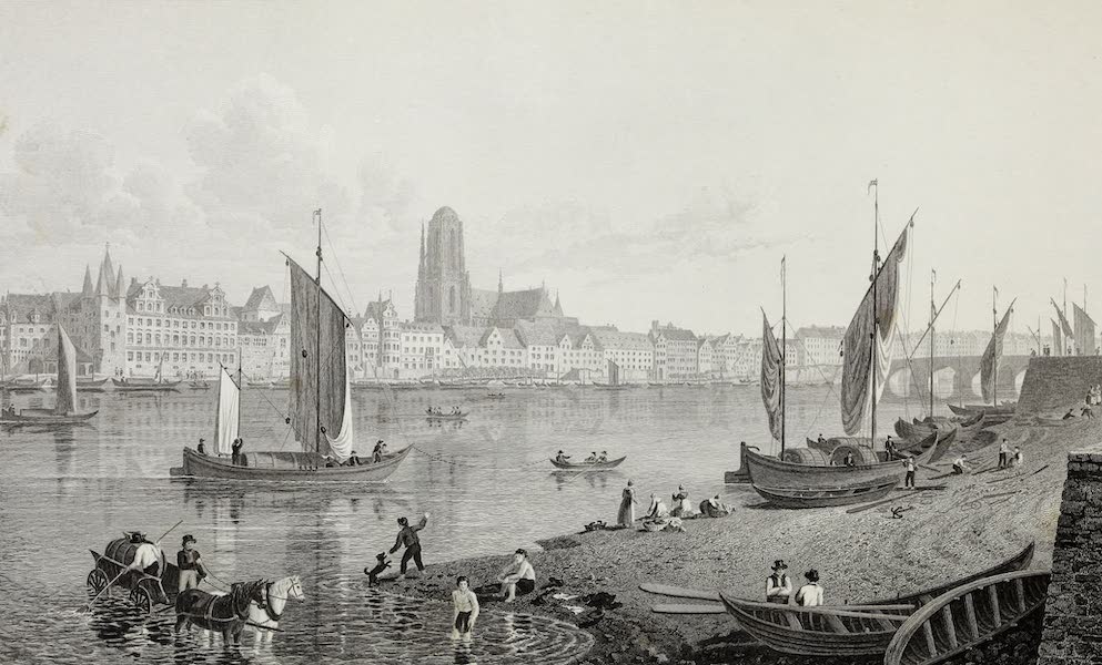 Scenery of the Rhine, Belgium and Holland - Frankfort (1826)