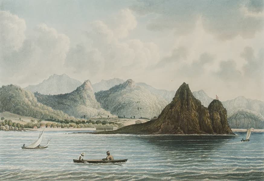 Scenery of the Windward and Leeward Islands - Sandy Point, St. Kitts. [Engraved by C. Hunt] (1837)