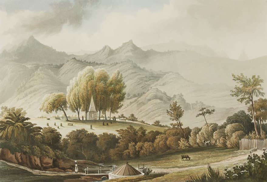 Scenery of the Windward and Leeward Islands - Roseau, Dominica. [Engraved by J. Harris] (1837)