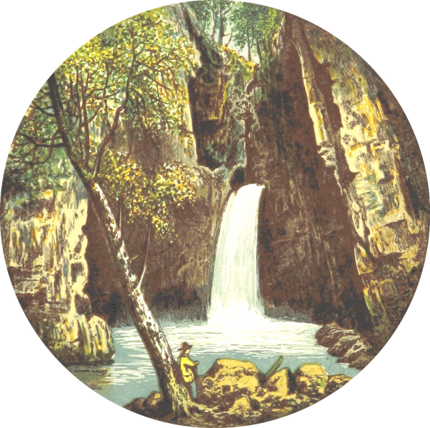 Scottish Loch Scenery - The Cauldron Linn (1882)