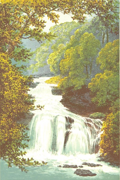 Scottish Loch Scenery - Corra Linn (1882)