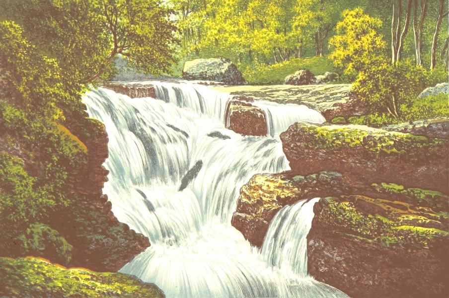 Scottish Loch Scenery - Falls of Inversnaid  (1882)