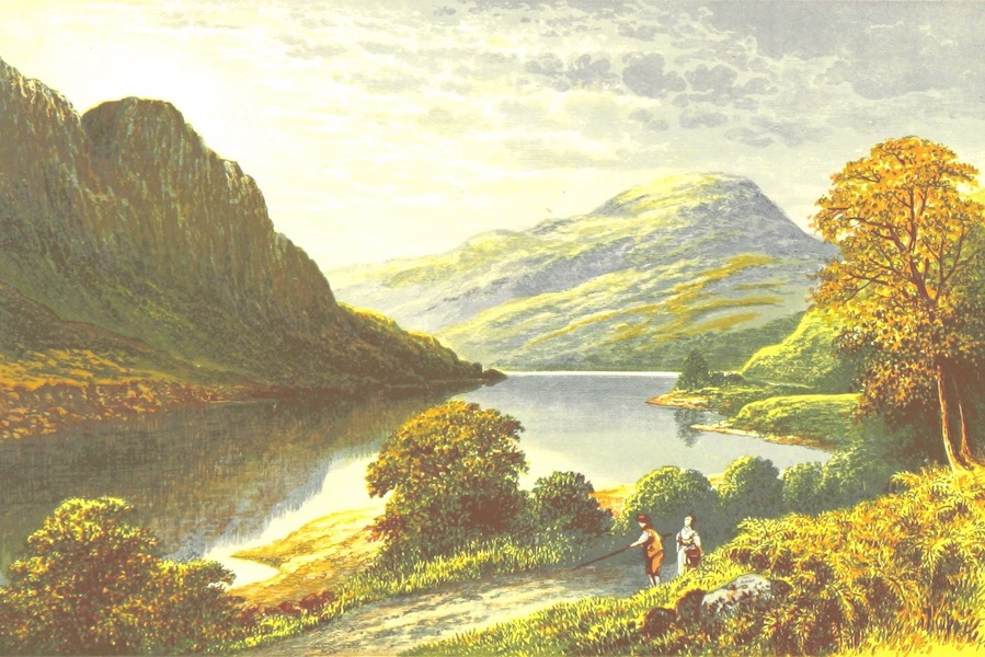 Scottish Loch Scenery - Loch Lurnaig (1882)