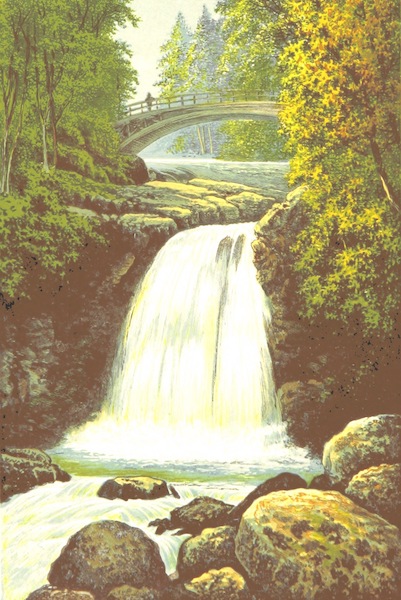 Scottish Loch Scenery - Falls of the Garravalt (1882)