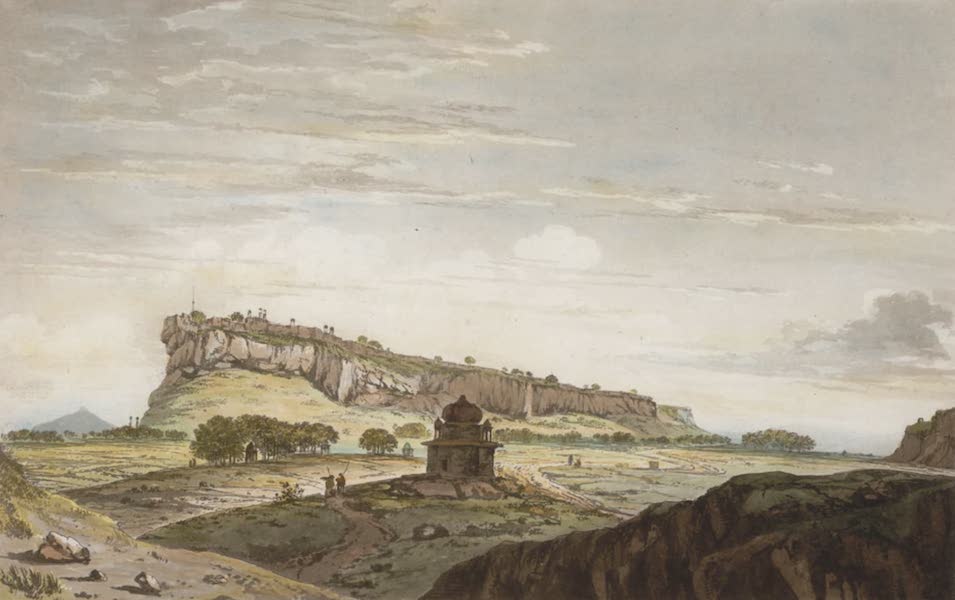 Select Views in India - A View of the South Side of the Fort of Gwalior (1797)