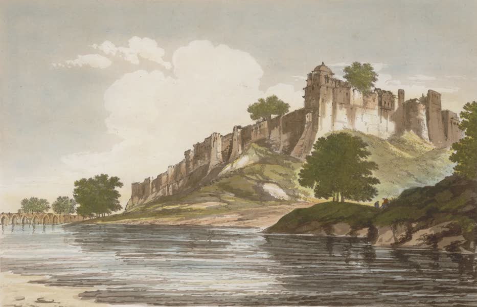 A View of the Fort of Jionpoor upon the banks of the River Goomty