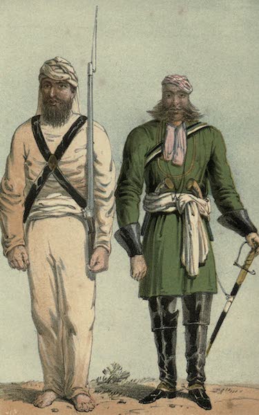 Service and Adventure with the Khakee Ressalah - A Sikh Recruit / A Mussulman Sowar (1858)