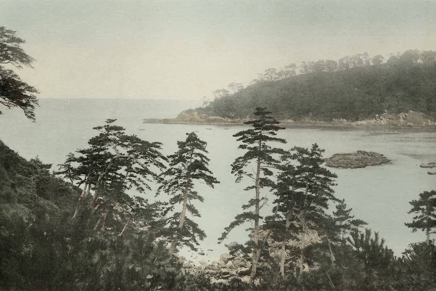 Sights and Scenes in Fair Japan - A Glimpse of the Pacific Coast from a Passing Train on the Tokaido Line (1910)