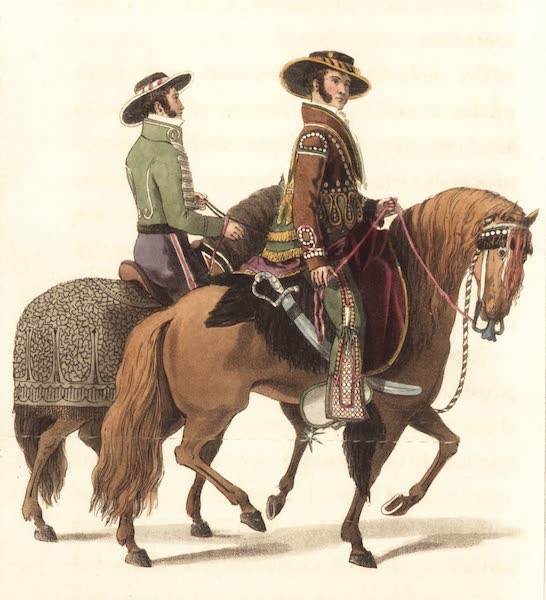 Six Months Residence and Travels in Mexico - Mexican Gentlemen (1824)