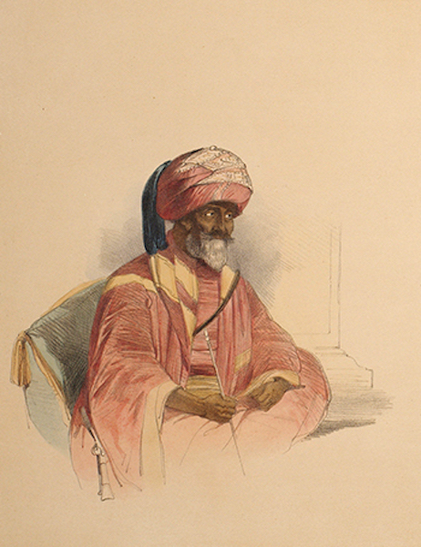 Sketches Between the Persian Gulf and Black Sea - Hussein Sheikh of the Alouins (1852)