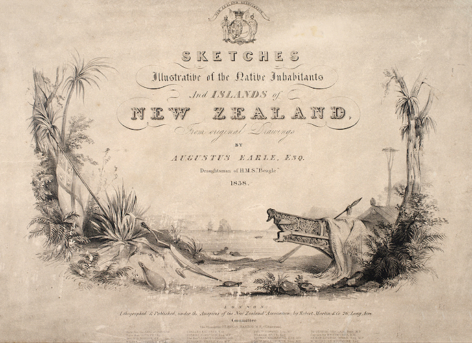 Nan Madol - Sketches Illustrative of the Native Inhabitants and Islands of New Zealand